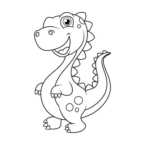 printable dinosaur coloring pages instant  etsy