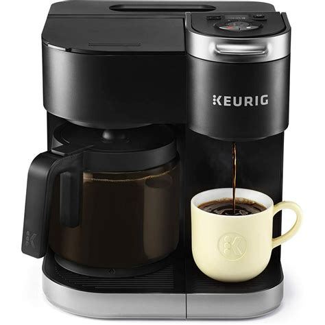 keurig  duo coffee maker single serve   cup carafe drip coffee brewer compatible
