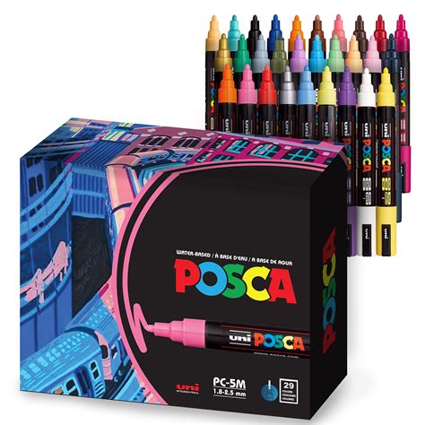 buy  posca paint markers  medium posca markers  reversible