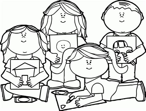 kids art coloring pages coloring pages