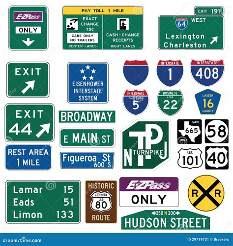 united states road traffic signs