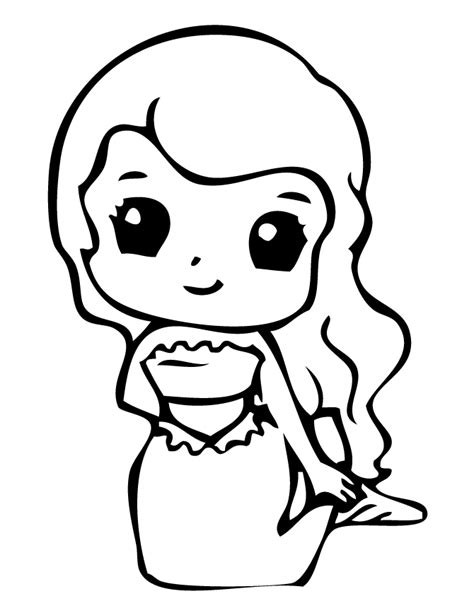 cute colouring pages  mermaid clip art library