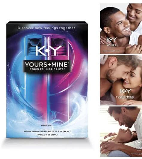 ky yours and mine 3 oz couples lubricants 088922 for sale online ebay
