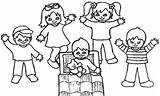 Coloring Pages Kids Children sketch template