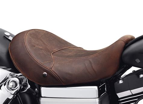 profile solo seat distressed brown leather   thunderbike shop
