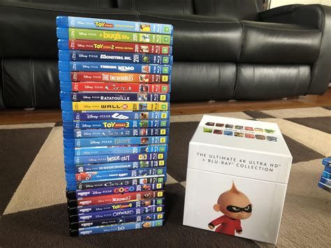 complete pixar blu ray   collection