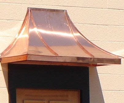 copper awnings copper summit  copper awning copper roof metal roof awning  door