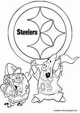 Steelers Malvorlagen Spongebob sketch template