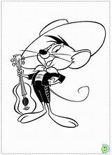 Speedy Gonzales Coloring Pages Looney Tunes Cartoon Gonzalez Characters Print Colouring Para Colorir Dinokids Inking Leghorn Foghorn Tumblr Popular Jelly sketch template