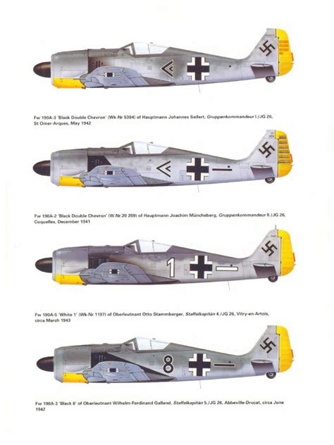 Pin By Jorge Santos On Fw 190 Colour Profiles Wwii Airplane