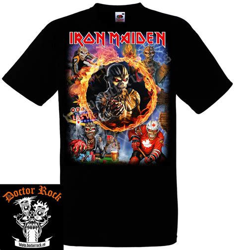 Camiseta Iron Maiden 2018 Doctor Rock