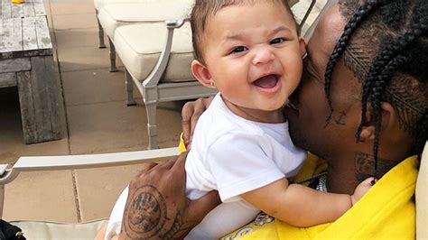 travis scott and stormi webster s father daughter pics