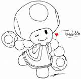 Toadette Coloring Pages Mario Toad Willpower Getdrawings Printable Getcolorings sketch template