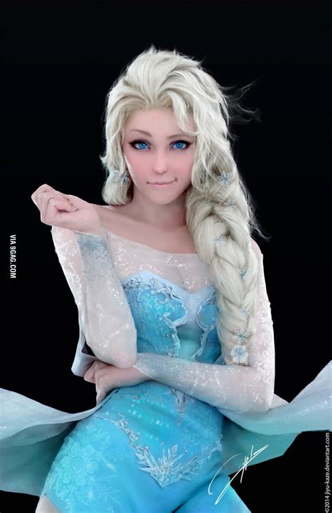 Best Frozen Cosplay Ever Elsa By Jiyu Kaze 9gag