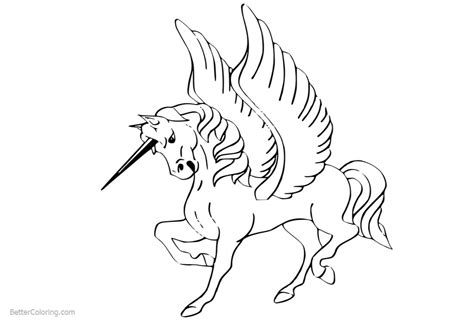unicorn coloring pages clipart  printable coloring pages