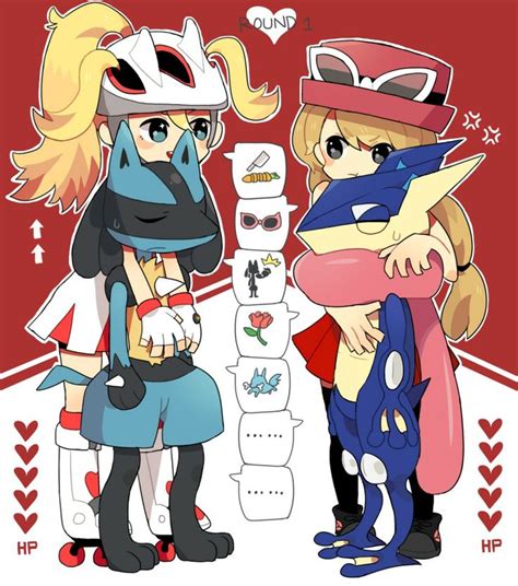 Korina And Serena Pokemon Pokemon Human Characters