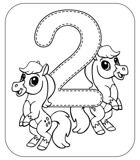 number  coloring pages coloring home gambaran