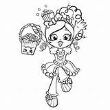 Coloring Pages Shopkins Dolls Shoppies Shoppie Cute Printable Popcorn Girly Print Girl Color Doll Secretariat Happy Sheets Rainbow Colouring Getcolorings sketch template