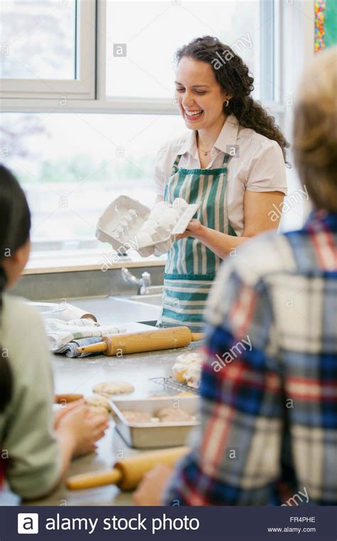 home economics class  res stock photography  images alamy
