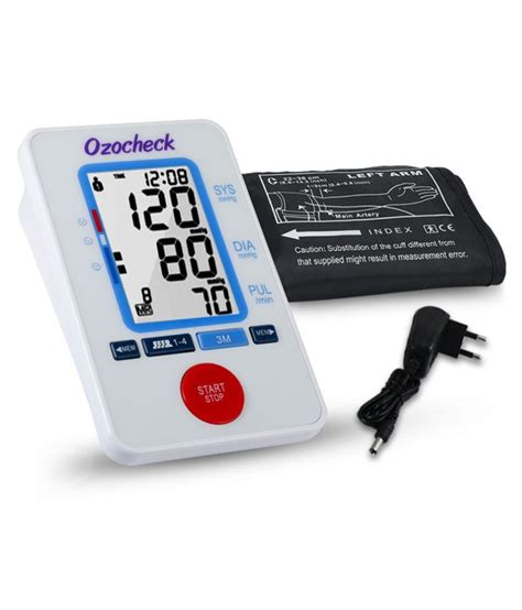 buy ozocheck bp fully automatic blood pressure bp monitor    price  india