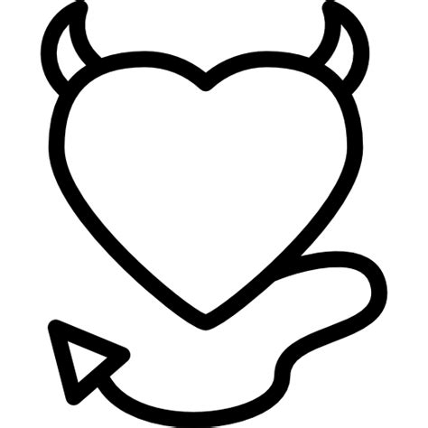 devil free valentines day icons
