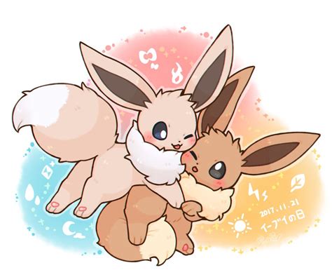 extremely cute shiny eevee  eevee pokemon eevee cute pokemon