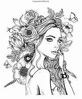 Coloring Pages Para Colorear Dibujos Pintar Adult Adultos Imprimir Rose Dibujo Colorir Sheets Mandala Girls Flower Mujer Visit Flowers Con sketch template