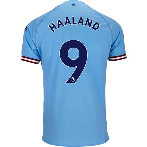 2022 23 Puma Erling Haaland Manchester City Home Authentic Jersey