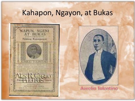 Ng kahapon ngayon at bukas ni aurelio