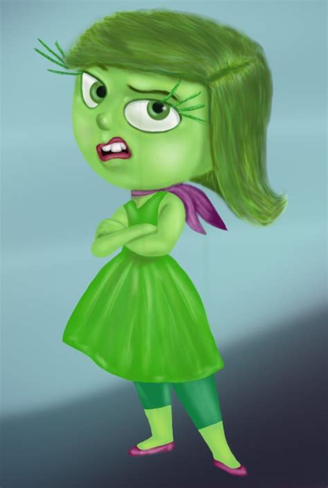 Learn How To Draw Disgust From Inside Out Inside Out