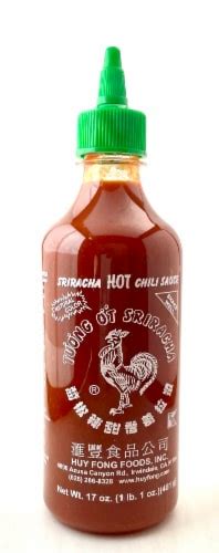 Huy Fong Sriracha Hot Chili Sauce 17 Oz Fry’s Food Stores