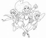 Super Hero Coloring Printable Girls Pages Dc High Woman sketch template