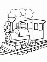 Locomotora Tren Vapor Trein Railway Trenes Leukekleurplaten Pngitem Dibujosparaimprimir Coloringpage Trains Locomotive Clipartmag Railroad Wagon sketch template