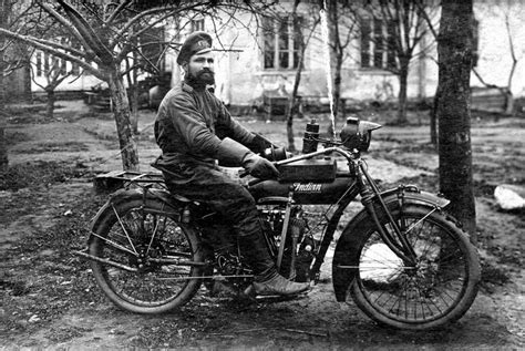 Old Photos Of Motorcycles In The Russian Empire ~ Vintage