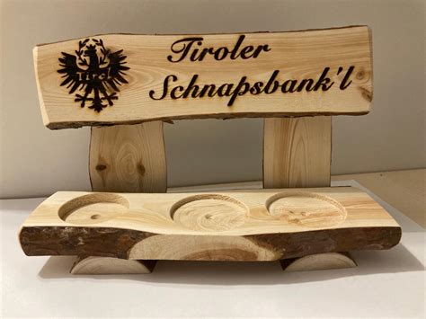 Holz Deko Schnapsbank Mit Lasergravur In 6020 Innsbruck For €29 00 For