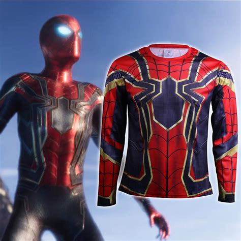 2018 Avengers Infinity War Spider Man T Shirts Cosplay