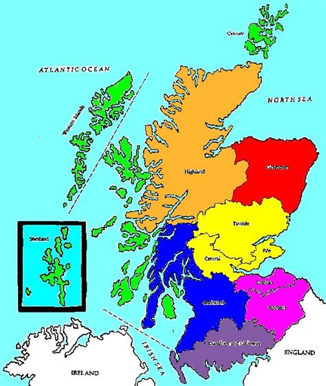 capturing scotland  easy   guide   regions  scotland