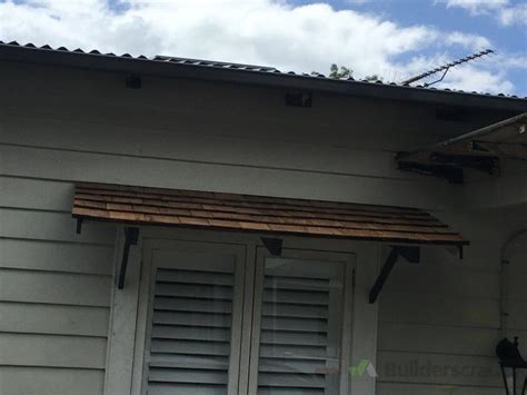 shingle roof awning repair  builderscrack