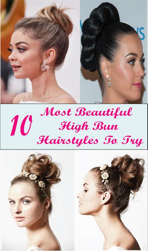 Looking For Gorgeous High Bun Hairstyles You Are In The Right Place
