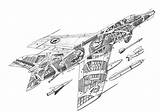 Dassault Iv Cutaway Drawing Etendard étendard Fighter Strike Tags sketch template