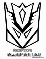 Coloring Pages Varnado Transformers Decepticon Jarvis Logo Neo sketch template