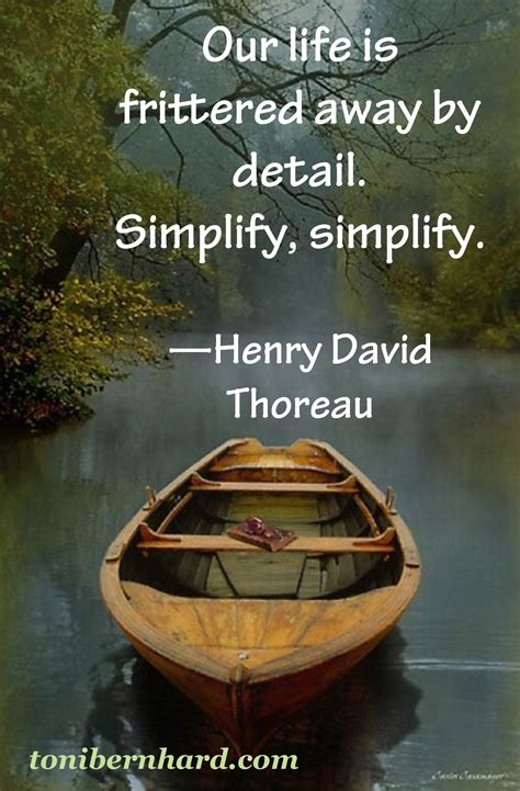simplicity quotes thoreau quotesgram