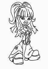 Bratz Yasmin sketch template