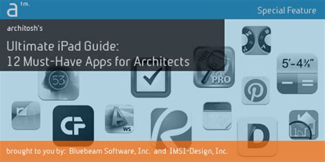 ultimate ipad guide    apps  architects architosh