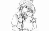 Coloring Pages Anime Couples Cuddling Chibi Cute Places Visit Drawings Couple Search Hugging People Adults Choose Board sketch template