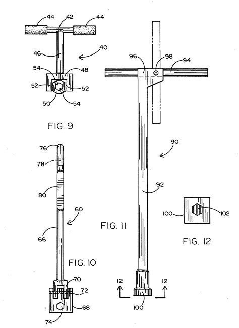 patent  hand operated articulating tools   flush mounted fire hydrant
