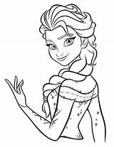 Elsa Pages sketch template