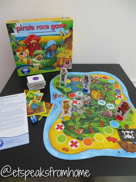 orchard toy pirate race game review  speaks  home