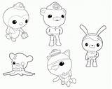 Coloring Octonauts sketch template