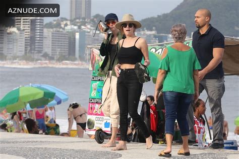 Cara Delevingne And Ashley Benson Visit The World Famous Copacabana
